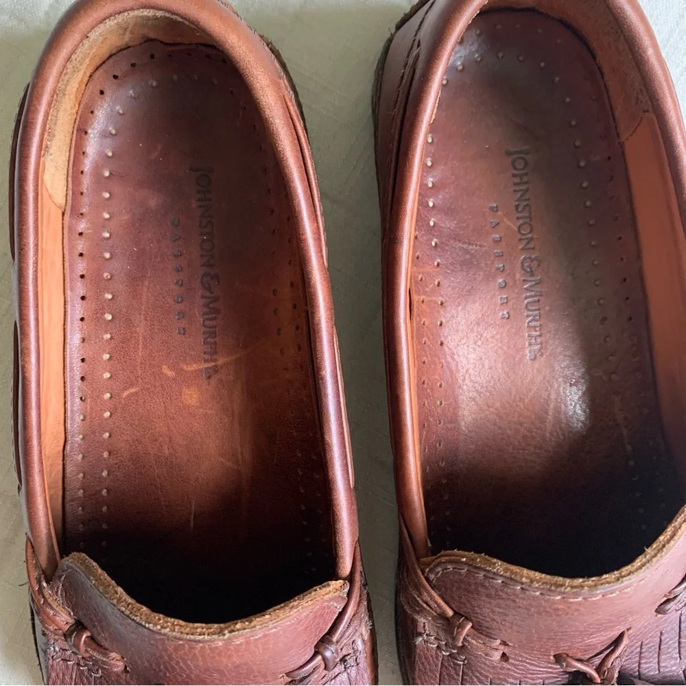 Johnston & Murphy Passport Leather Tassel Loafers‎ Size 9